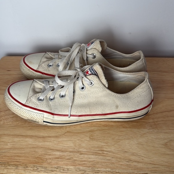 Converse All Star Converse Skateboarding Low Top Mens 7.5 Womens 9.5 Off White - Picture 3 of 14